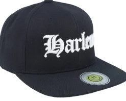 Harlem 3d Script Black Snapback - Lucid Smile