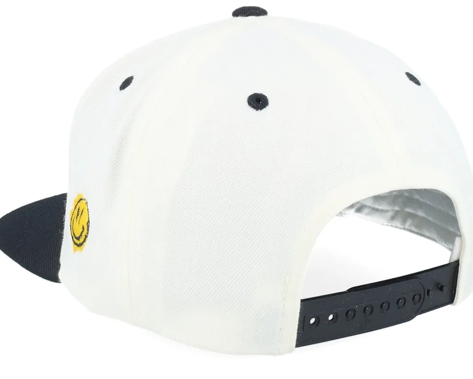 Harlem 3d Script Natural/Black Snapback - Lucid Smile