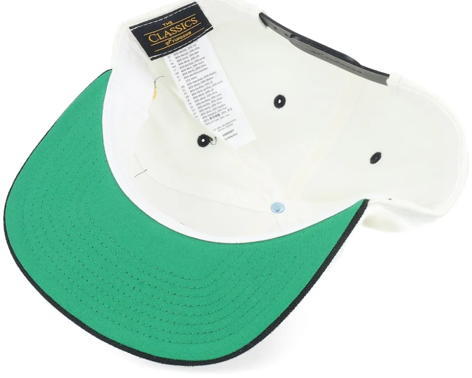 Harlem 3d Script Natural/Black Snapback - Lucid Smile