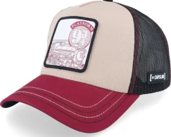 Harry Potter Express Black/Beige/Burgundy A-Frame Trucker - Capslab