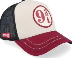 Harry Potter Express Black/Beige/Burgundy A-Frame Trucker - Capslab