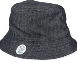 Hat Luckycat Linen Black Bucket - Djinns
