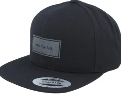 Hatar Fan Folk Patch Black Snapback - Kränkt!