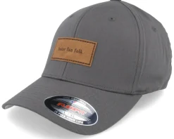 Hatar Fan Folk Patch Dark Grey Flexfit - Kränkt!