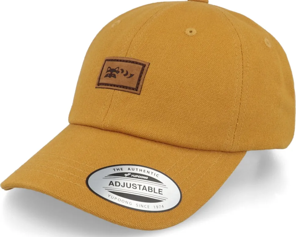 Hatsie The Red Panda Canvas Light Brown Dad Cap - Wild Spirit