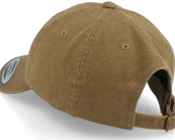 Hatsie The Red Panda Canvas Dark Olive Dad Cap - Wild Spirit