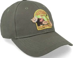 Hatsie The Red Panda Logo Dark Olive Adjustable - Wild Spirit