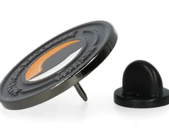 Hatstore Exclusive Black/Orange Pin - Hatstore