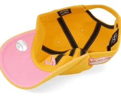 Hatstore Exclusive x Atlanta Braves Dua Yellow Gold Double Under Dad Cap - 47 Brand