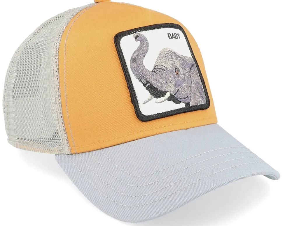 Hatstore Exclusive x Big Baby Yellow/Grey Trucker - Goorin Bros.