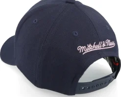 Hatstore Exclusive x Boston Bruins 50th Anniversary Patch Navy/Pink Adjustable - Mitchell & Ness