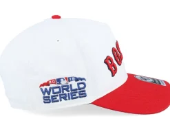 Hatstore Exclusive x Boston Red Sox 2018 World Series Double Header Script Hitch White/Red A-frame Adjustable - 47 Brand