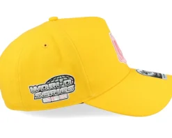 Hatstore Exclusive x Boston Red Sox World Yellow Gold A-Frame Adjustable - 47 Brand