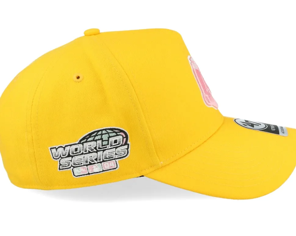Hatstore Exclusive x Boston Red Sox World Yellow Gold A-Frame Adjustable - 47 Brand