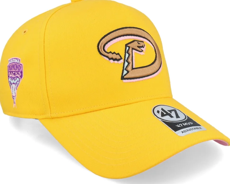 Hatstore Exclusive x Boston Red Sox World Yellow Gold A-Frame Adjustable - 47 Brand