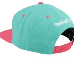 Hatstore Exclusive x Brooklyn Nets Lollipop Teal/Pink Snapback - Mitchell & Ness
