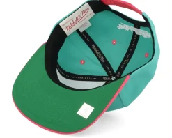 Hatstore Exclusive x Brooklyn Nets Lollipop Teal/Pink Snapback - Mitchell & Ness