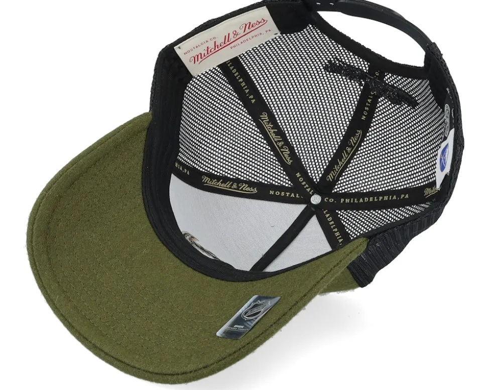 Hatstore Exclusive x Buffalo Sabres Winterized True Forestgreen/Black Trucker - Mitchell & Ness