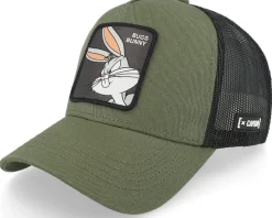 Hatstore Exclusive x Bugs Bunny Forest Green Looney Tunes Trucker - Capslab