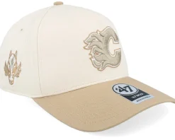 Hatstore Exclusive x Calgary Flames Sure Shot 47 Mvp Dt Natural/Tan A-Frame Adjustable - 47 Brand