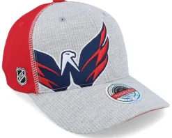 Hatstore Exclusive x Chicago Blackhawks Exclusive XL Hockey Logo Grey/Black Adjustable - Mitchell & Ness