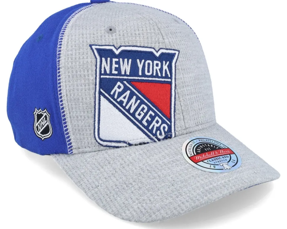 Hatstore Exclusive x Chicago Blackhawks Exclusive XL Hockey Logo Grey/Black Adjustable - Mitchell & Ness