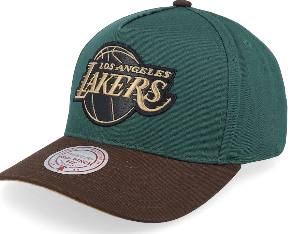 Hatstore Exclusive x Chicago Blackhawks Pro Crown Green/Brown A-frame Adjustable - Mitchell & Ness