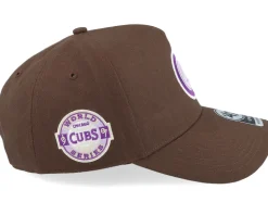 Hatstore Exclusive x Chicago Cubs World Serie Brown A-Frame Adjustable - 47 Brand