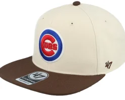 Hatstore Exclusive x Chicago Cubs Dual Natural/Brown Snapback - 47 Brand