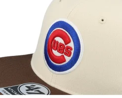 Hatstore Exclusive x Chicago Cubs Dual Natural/Brown Snapback - 47 Brand