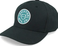 Hatstore Exclusive x Crest Curved Black/Silver Pine Adjustable - Brixton