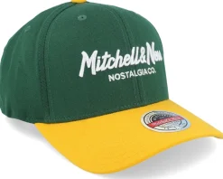 Hatstore Exclusive x Hatstore Exclusive x Pinscript Baseball Green/Yellow - Mitchell & Ness