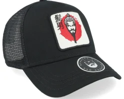 Hatstore Exclusive X Japan Man Black Trucker - Bearded Man