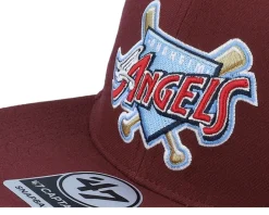 Hatstore Exclusive x Los Angeles Angels Asg Dark Maroon Snapback - 47 Brand