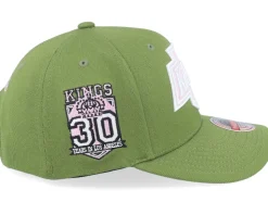 Hatstore Exclusive x Los Angeles Kings Classic Red Green/Pink Adjustable - Mitchell & Ness