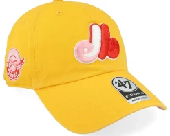 Hatstore Exclusive x Los Angeles Dodgers Yellow Gold Double Under Dad Cap - 47 Brand