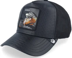 Hatstore Exclusive x Mamba #5 Black Snakeskin A-Frame Trucker - Goorin Bros.