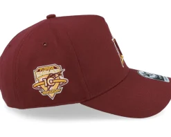 Hatstore Exclusive x Miami Marlins Dark Maroon A-Frame Adjustable - 47 Brand