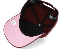 Hatstore Exclusive x Miami Marlins Dark Maroon A-Frame Adjustable - 47 Brand