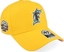 Hatstore Exclusive x Miami Marlins Yellow Gold A-Frame Adjustable - 47 Brand