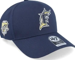 Hatstore Exclusive x Miami Marlins Coops Sure Shot Mvp Dt Navy Adjustable - 47 Brand