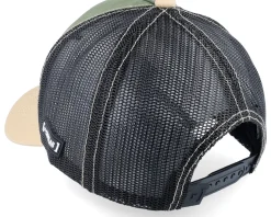 Hatstore Exclusive x Mickey Mouse Steamboat Willie Dark Green/Black/Beige Trucker - Capslab