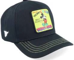 Hatstore Exclusive x Mickey Mouse Technicolor Disney Black Adjustable - Capslab