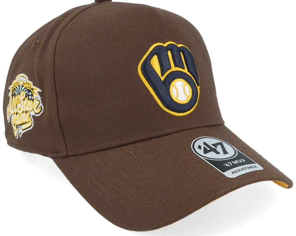 Hatstore Exclusive x Milwaukee Brewers Asg Brown A-Frame Adjustable - 47 Brand