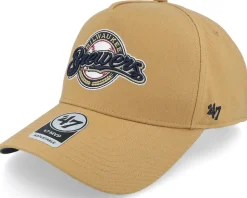 Hatstore Exclusive x Milwaukee Brewers Camel A-Frame Adjustable - 47 Brand