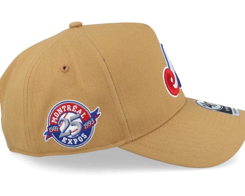 Hatstore Exclusive x Montreal Expos Camel A-Frame Adjustable - 47 Brand