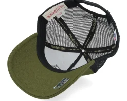 Hatstore Exclusive x New York Rangers Winterized True Forestgreen/Black Trucker - Mitchell & Ness