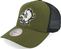 Hatstore Exclusive x New York Rangers Winterized True Forestgreen/Black Trucker - Mitchell & Ness