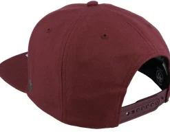 Hatstore Exclusive x Oakland Athletics World Series Dark Maroon Snapback - 47 Brand