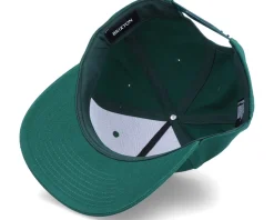 Hatstore Exclusive x Oath Dark Green Curved Snapback - Brixton